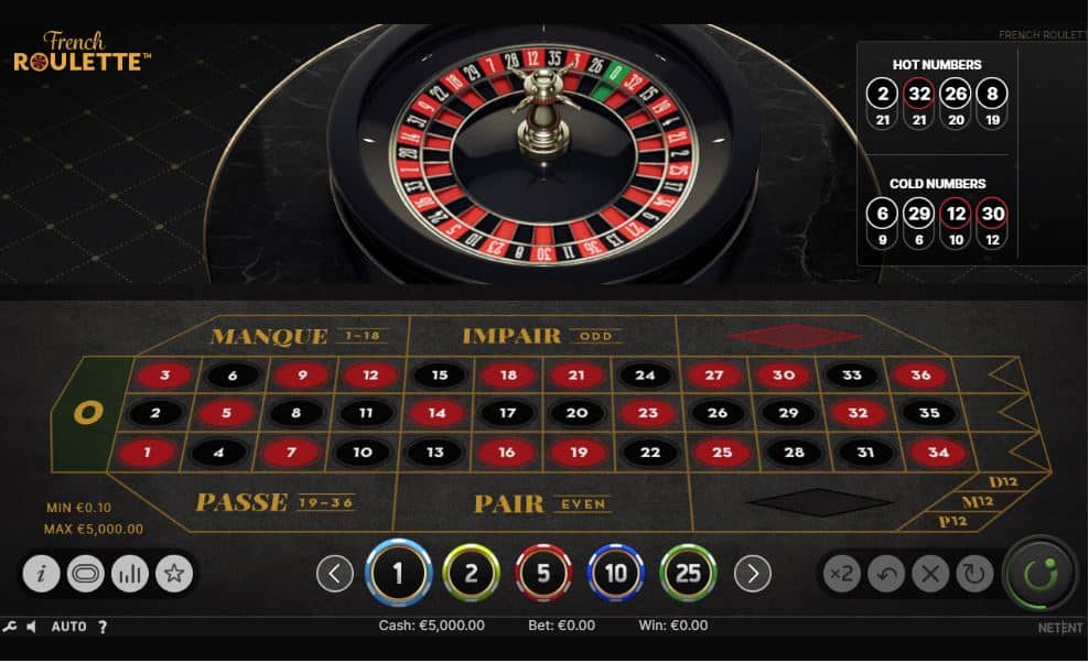 roulette table