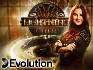 Evolution live lightning roulette