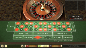 European roulette by betsoft