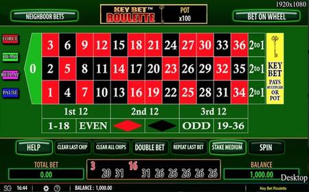 key bet roulette