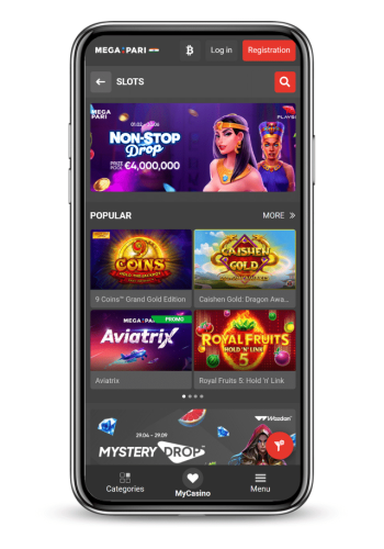 Megapari mobile games